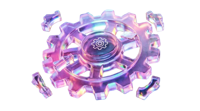 pretty blob config cogwheel